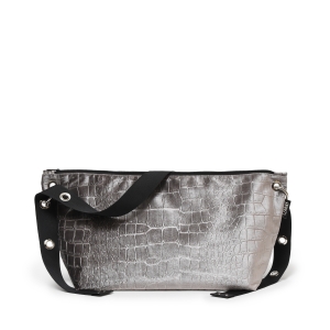 Torba - Jamnik /croco welur silver gray/  