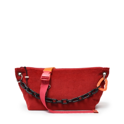 Torba - Jamnik mini /sztruks czerwony/