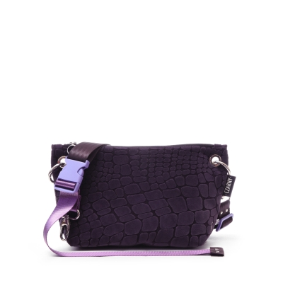 Mała Czarna - Croco fiolet /mini/