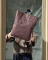 paper backpack bitter choco