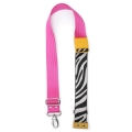 pasek łączonyróż i zebra