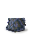 Torba typu Jamnik, rozmiar mikro, futro patchwork