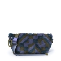 Torba typu Jamnik, rozmiar mikro, futro patchwork