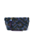 Torba typu Jamnik, rozmiar duży, futro patchwork