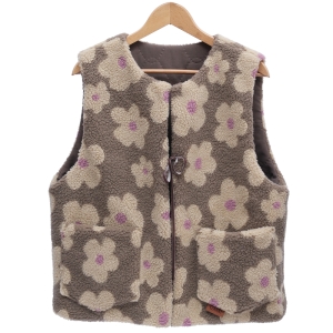 Kamizelka Flower Power /beige/ 
